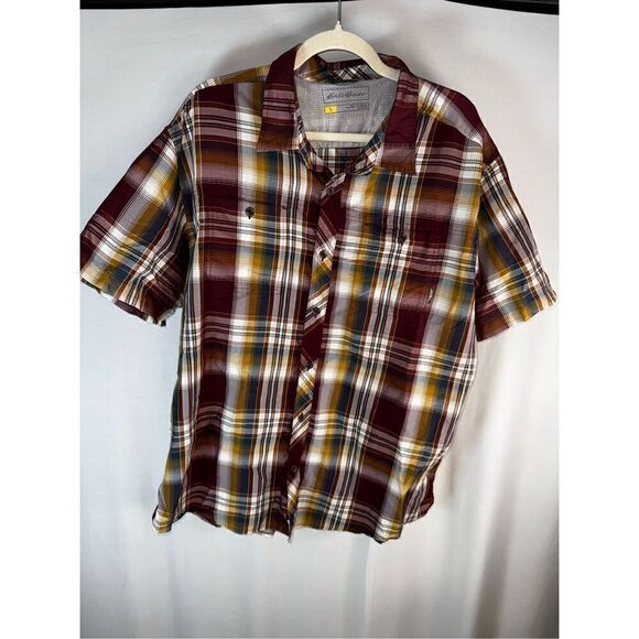 Eddie Bauer Rainier Short-Sleeve Shirt 2XL - Picture 1 of 2